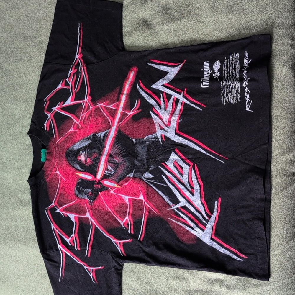 Civilregime Star Wars Kylo Ren Shirt Size L